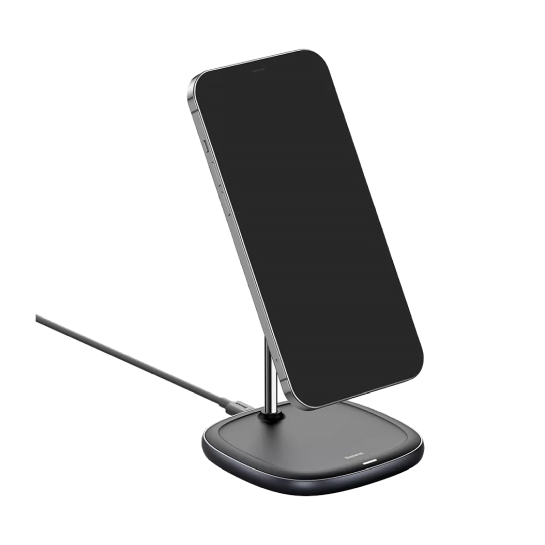 Беспроводное зарядное устройство Baseus Swan Magnetic Wireless Charger 15W Black - цена, характеристики, отзывы, рассрочка, фото 5