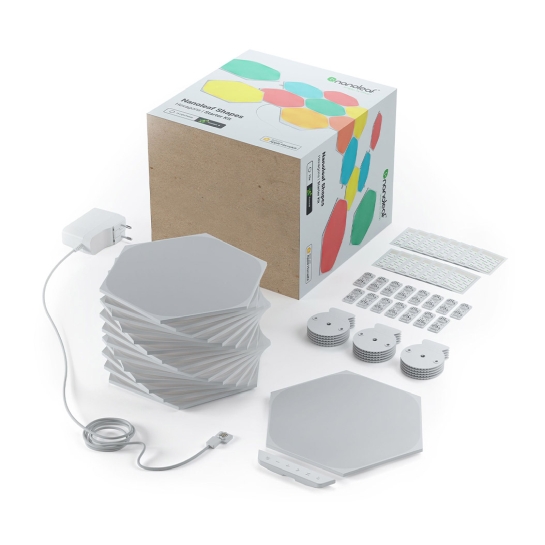 Умная система освещения Nanoleaf Shapes Hexagon Starter Kit Apple Homekit (15 модулей) - цена, характеристики, отзывы, рассрочка, фото 2