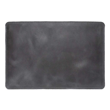 Кожаный чехол INCARNE Gamma Plus серый для MacBook Pro 14