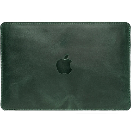 Кожаный чехол INCARNE Gamma Plus зелёный для MacBook Pro 16" M1 Chip (2021-2023) - цена, характеристики, отзывы, рассрочка, фото 1