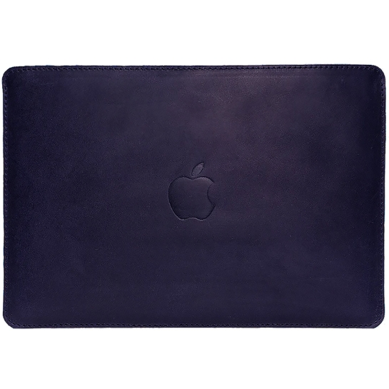 Кожаный чехол INCARNE Gamma Plus синий для MacBook Pro 16" M1 Chip (2021-2023) - цена, характеристики, отзывы, рассрочка, фото 1