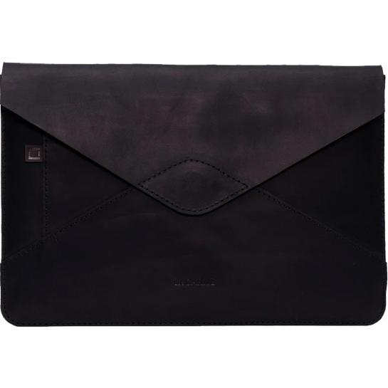 Кожаный чехол INCARNE Message чёрный для MacBook Pro 16