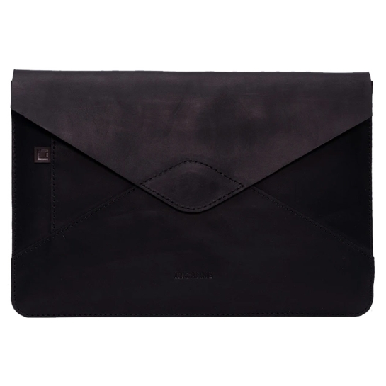 Кожаный чехол INCARNE Message чёрный для MacBook Pro 15