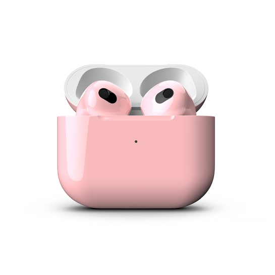 Глянцеві навушники Apple AirPods 3 with Wireless Charging Case Bubble Gum - ціна, характеристики, відгуки, розстрочка, фото 2