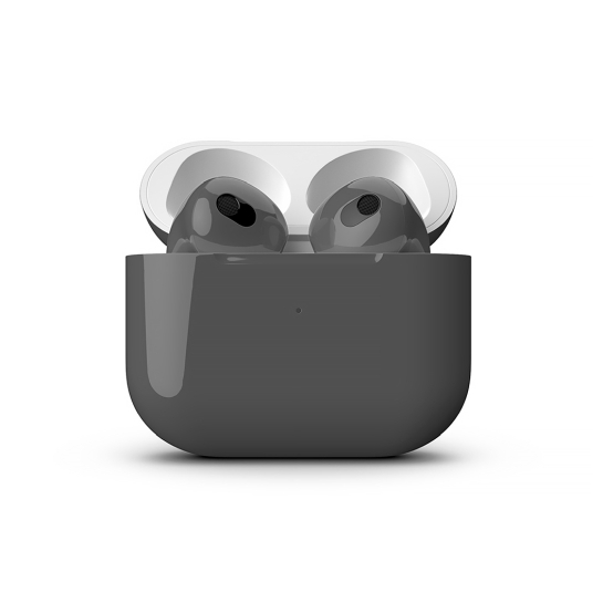 Глянцевые наушники Apple AirPods 3 with Wireless Charging Case Cool Gray - цена, характеристики, отзывы, рассрочка, фото 2