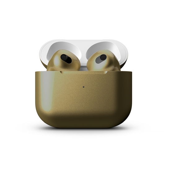 Глянцеві навушники Apple AirPods 3 with Wireless Charging Case Glitterati Metal - ціна, характеристики, відгуки, розстрочка, фото 2