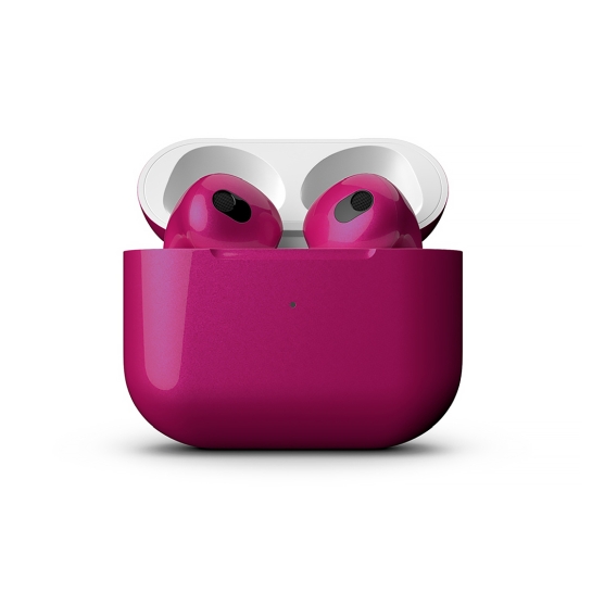 Глянцеві навушники Apple AirPods 3 with Wireless Charging Case Granita Metal - ціна, характеристики, відгуки, розстрочка, фото 2