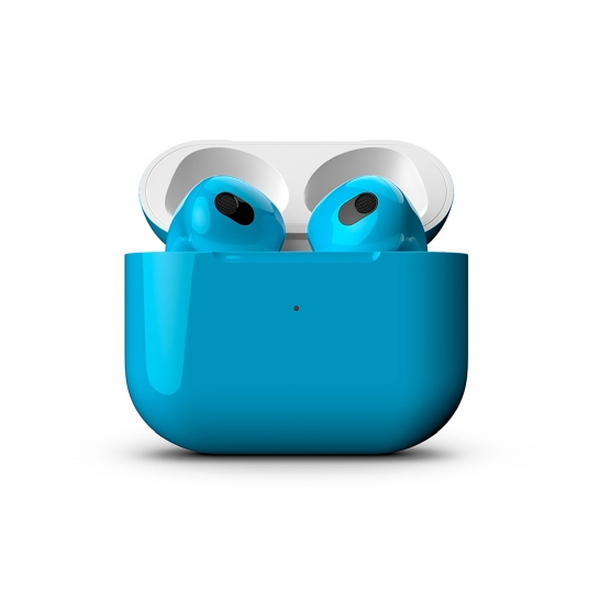 Глянцевые наушники Apple AirPods 3 with Wireless Charging Case Niagara - цена, характеристики, отзывы, рассрочка, фото 2
