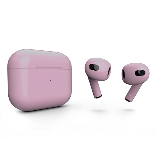 Глянцеві навушники Apple AirPods 3 with Wireless Charging Case Orchid Petal - ціна, характеристики, відгуки, розстрочка, фото 1