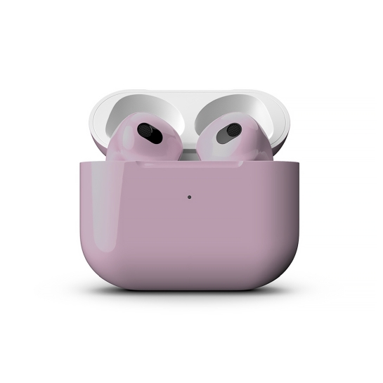 Глянцеві навушники Apple AirPods 3 with Wireless Charging Case Orchid Petal - ціна, характеристики, відгуки, розстрочка, фото 2