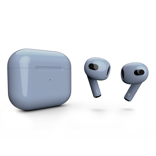 Глянцеві навушники Apple AirPods 3 with Wireless Charging Case Sierra Blue - ціна, характеристики, відгуки, розстрочка, фото 1