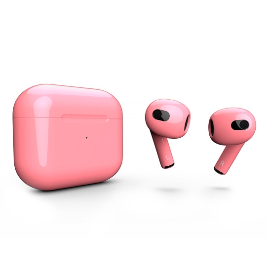 Глянцеві навушники Apple AirPods 3 with Wireless Charging Case Sweet Lilac - ціна, характеристики, відгуки, розстрочка, фото 1