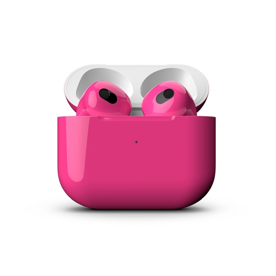 Глянцеві навушники Apple AirPods 3 with Wireless Charging Case Vivacious - ціна, характеристики, відгуки, розстрочка, фото 2
