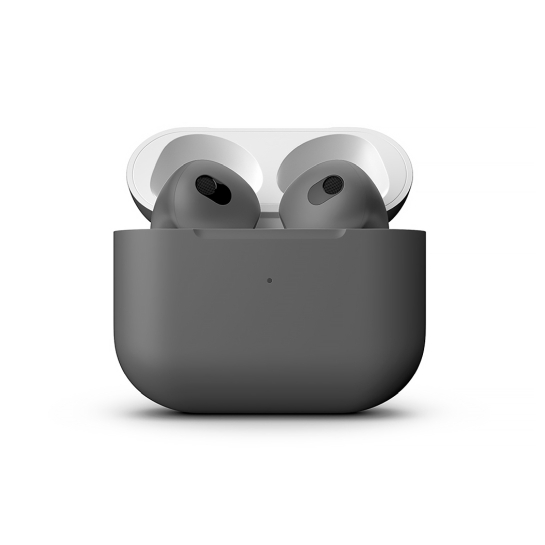 Матовые наушники Apple AirPods 3 with Wireless Charging Case Cool Gray - цена, характеристики, отзывы, рассрочка, фото 2