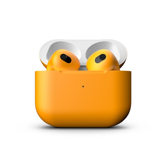 Матові навушники Apple AirPods 3 with Wireless Charging Case Freesia - ціна, характеристики, відгуки, розстрочка, фото 2