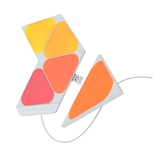 Розумна система освітлення Nanoleaf Shapes Triangles Starter Kit Apple HomeKit (4 модулі) - ціна, характеристики, відгуки, розстрочка, фото 1