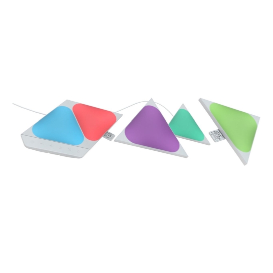 Розумна система освітлення Nanoleaf Shapes Triangles Starter Kit Apple HomeKit (4 модулі) - ціна, характеристики, відгуки, розстрочка, фото 2