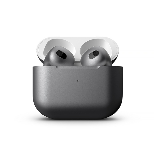 Матовые наушники Apple AirPods 3 with Wireless Charging Case Space Gray Metal - цена, характеристики, отзывы, рассрочка, фото 2