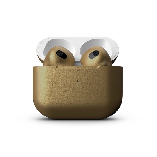 Матові навушники Apple AirPods 3 with Wireless Charging Case Glitterati Metal - ціна, характеристики, відгуки, розстрочка, фото 2