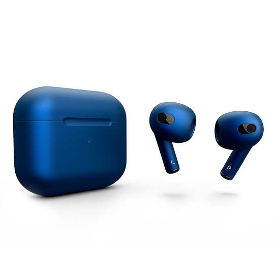 Матові навушники Apple AirPods 3 with Wireless Charging Case Moonlit Ocean Metal - ціна, характеристики, відгуки, розстрочка, фото 1