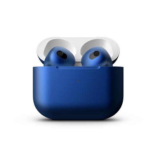 Матові навушники Apple AirPods 3 with Wireless Charging Case Moonlit Ocean Metal - ціна, характеристики, відгуки, розстрочка, фото 2