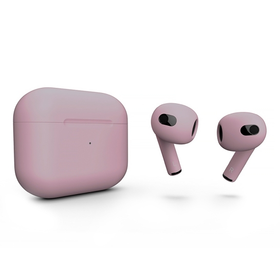 Матові навушники Apple AirPods 3 with Wireless Charging Case Orchid Petal - ціна, характеристики, відгуки, розстрочка, фото 1