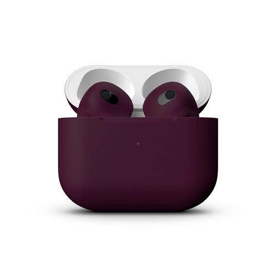 Матовые наушники Apple AirPods 3 with Wireless Charging Case Potent Purple - цена, характеристики, отзывы, рассрочка, фото 2
