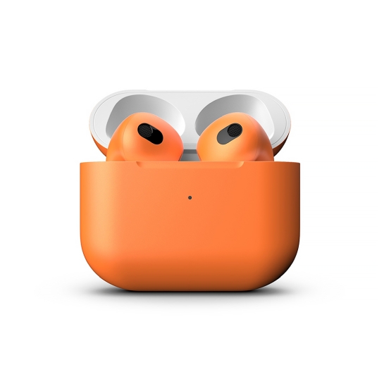 Матовые наушники Apple AirPods 3 with Wireless Charging Case Russet Orange - цена, характеристики, отзывы, рассрочка, фото 2