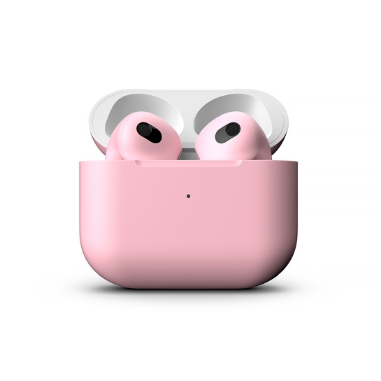 Матові навушники Apple AirPods 3 with Wireless Charging Case Strawberry Cream - ціна, характеристики, відгуки, розстрочка, фото 2