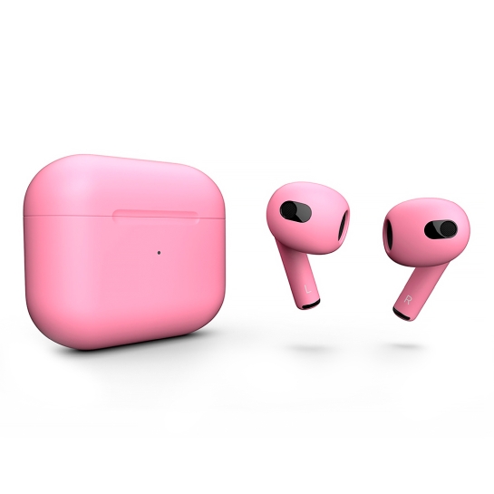 Матові навушники Apple AirPods 3 with Wireless Charging Case Sweet Lilac - ціна, характеристики, відгуки, розстрочка, фото 1