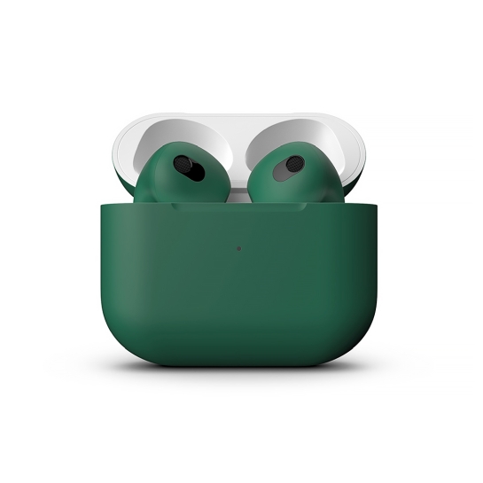 Матові навушники Apple AirPods 3 with Wireless Charging Case Viridian - ціна, характеристики, відгуки, розстрочка, фото 2