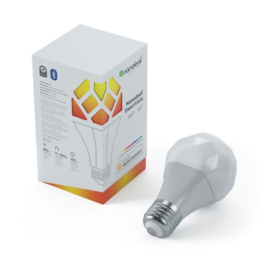 Умная светодиодная лампочка Nanoleaf Essentials E27 9W Apple HomeKit - цена, характеристики, отзывы, рассрочка, фото 4