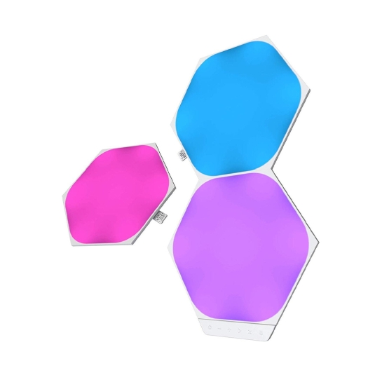 Дополнительные светодиодные модули Nanoleaf Hexagon Shape Expansion Pack HomeKit (3 модуля) - цена, характеристики, отзывы, рассрочка, фото 1