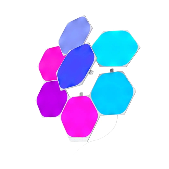 Умная система освещения Nanoleaf Shapes Hexagon Smarter Kit Apple Homekit (7 модулей) - цена, характеристики, отзывы, рассрочка, фото 2