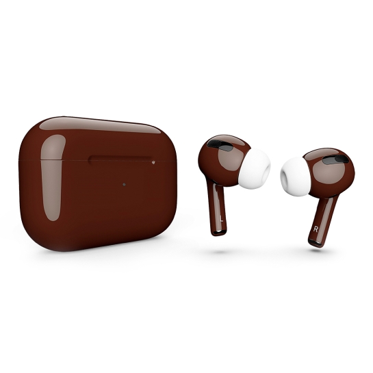 Глянцеві навушники Apple AirPods Pro Chicory Coffee - ціна, характеристики, відгуки, розстрочка, фото 1