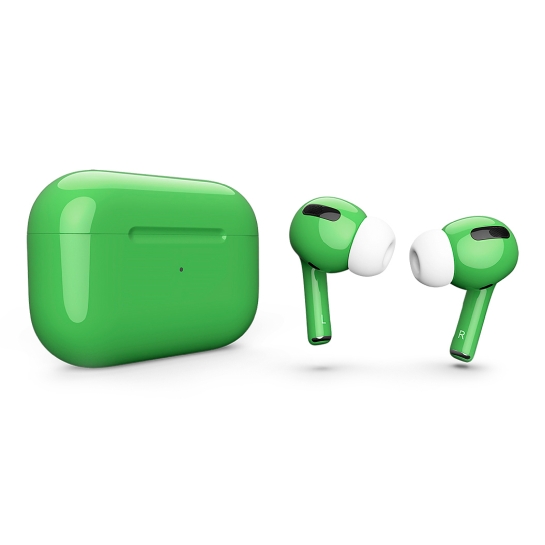 Глянцеві навушники Apple AirPods Pro Grass Green - ціна, характеристики, відгуки, розстрочка, фото 1
