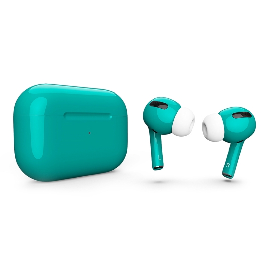 Глянцеві навушники Apple AirPods Pro Marrs Green - ціна, характеристики, відгуки, розстрочка, фото 1