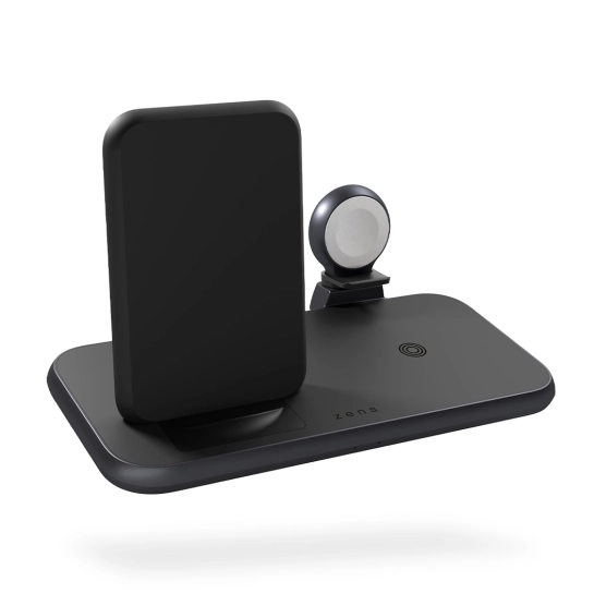 Беспроводное зарядное устройство Zens Wireless Charger Stand Black 45W USB PD Black
