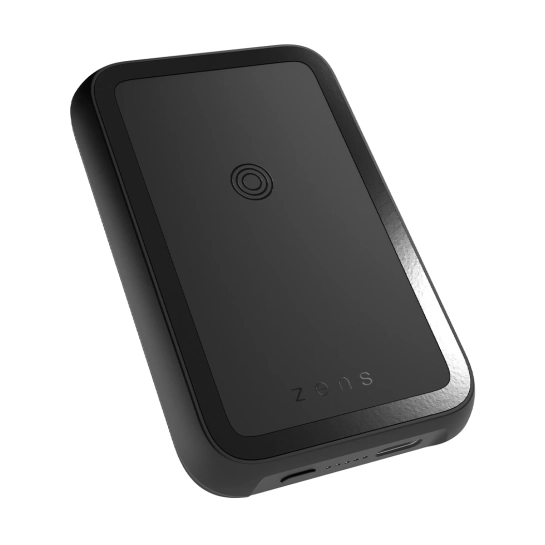 Внешний аккумулятор ZENS Magnetic Single Powerbank with Stand 4000mAh Black