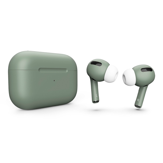 Матові навушники Apple AirPods Pro Camping Green - ціна, характеристики, відгуки, розстрочка, фото 1