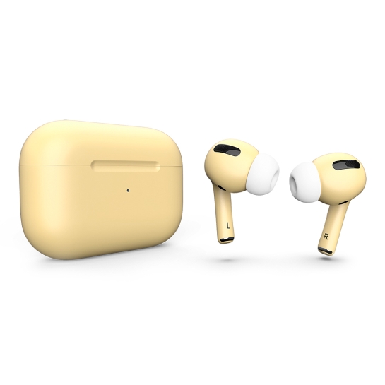 Матові навушники Apple AirPods Pro Cornsilk - ціна, характеристики, відгуки, розстрочка, фото 1