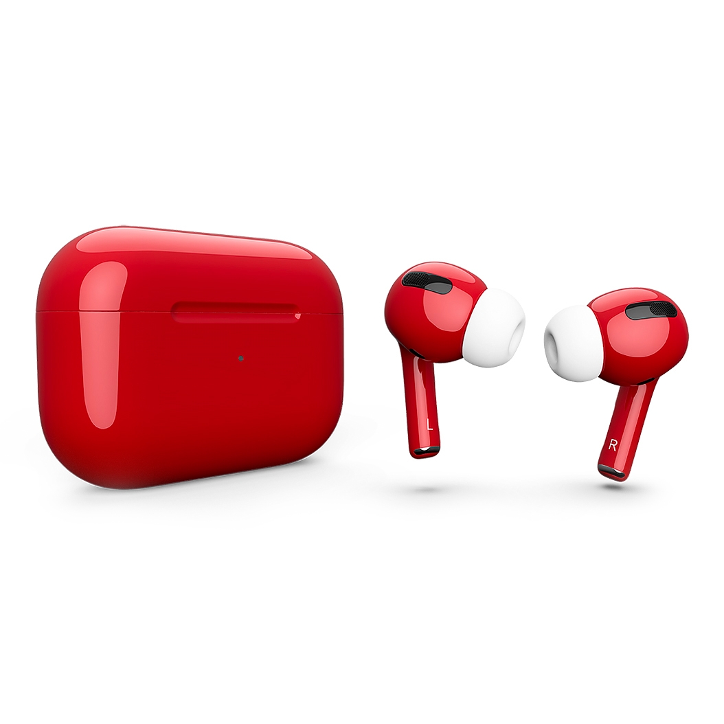 Глянцевые наушники Apple AirPods Pro with Magsafe Aurora Red