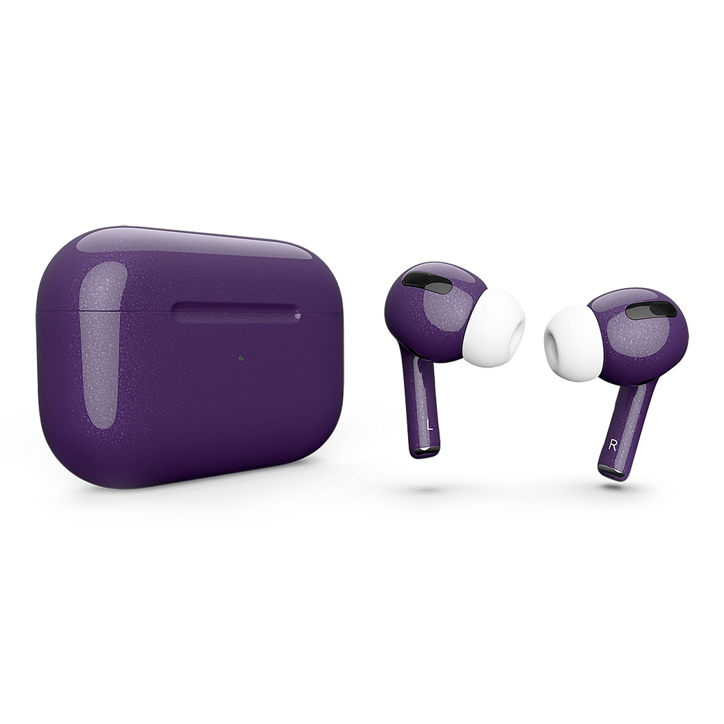 Глянцевые наушники Apple AirPods Pro with Magsafe Bright Violet Metal - цена, характеристики, отзывы, рассрочка, фото 1