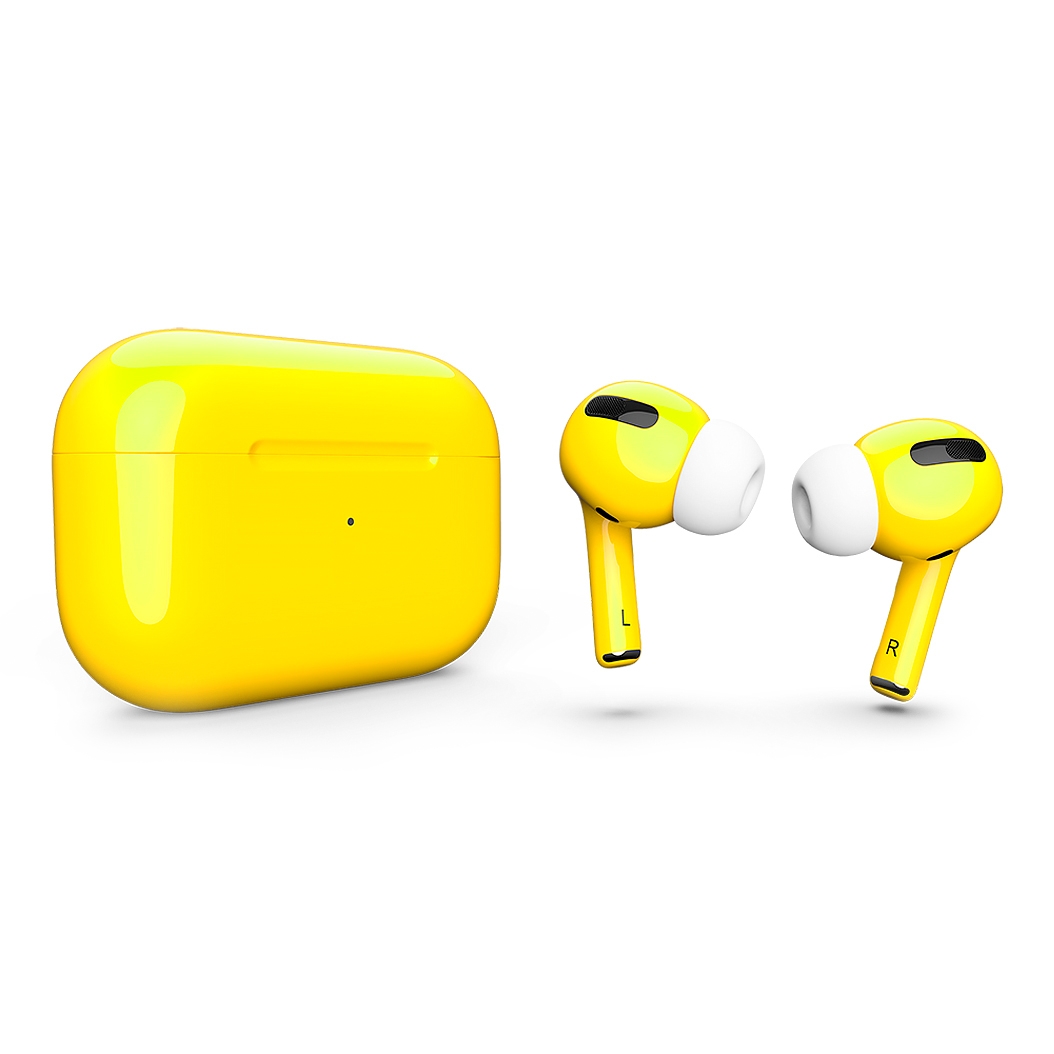 Глянцеві навушники Apple AirPods Pro with Magsafe Buttercup - ціна, характеристики, відгуки, розстрочка, фото 1