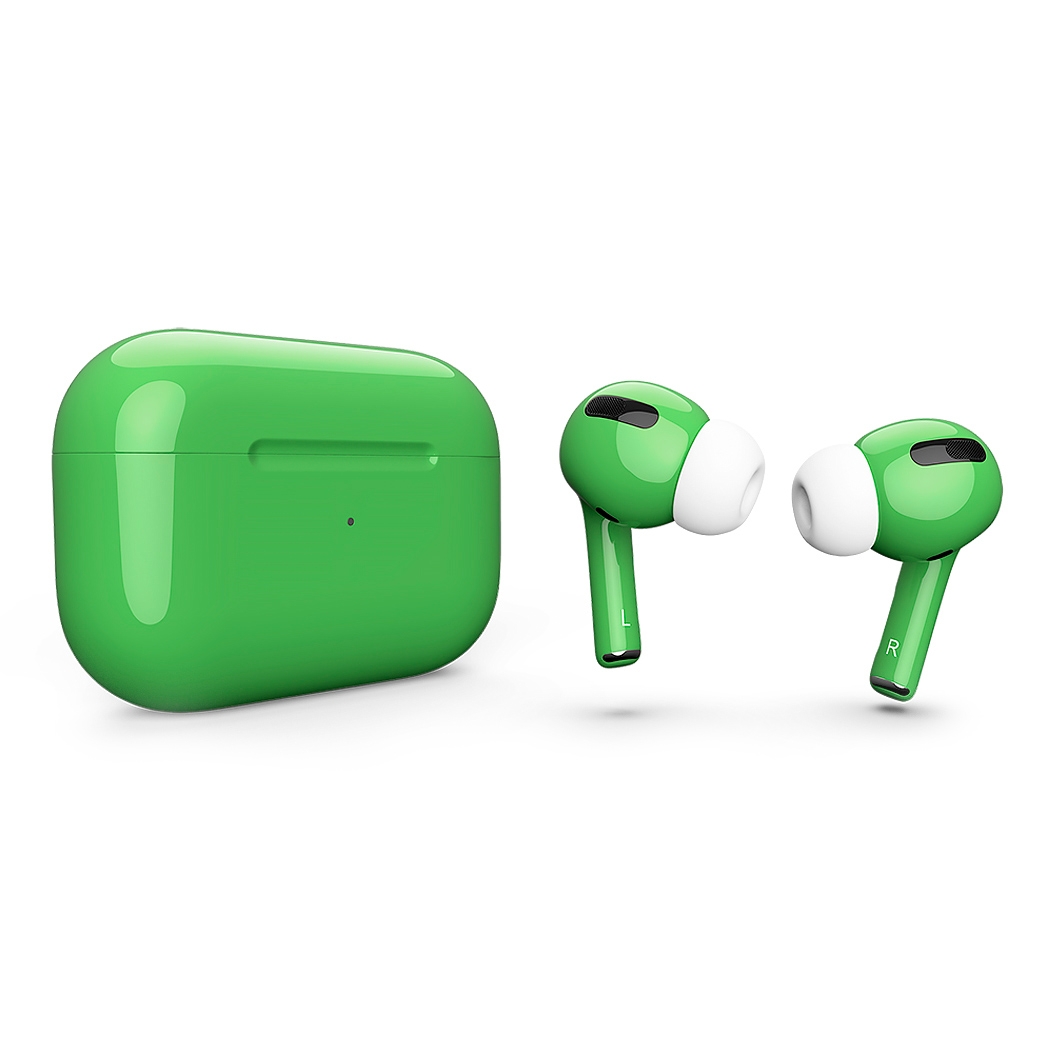 Глянцеві навушники Apple AirPods Pro with Magsafe Grass Green - ціна, характеристики, відгуки, розстрочка, фото 1