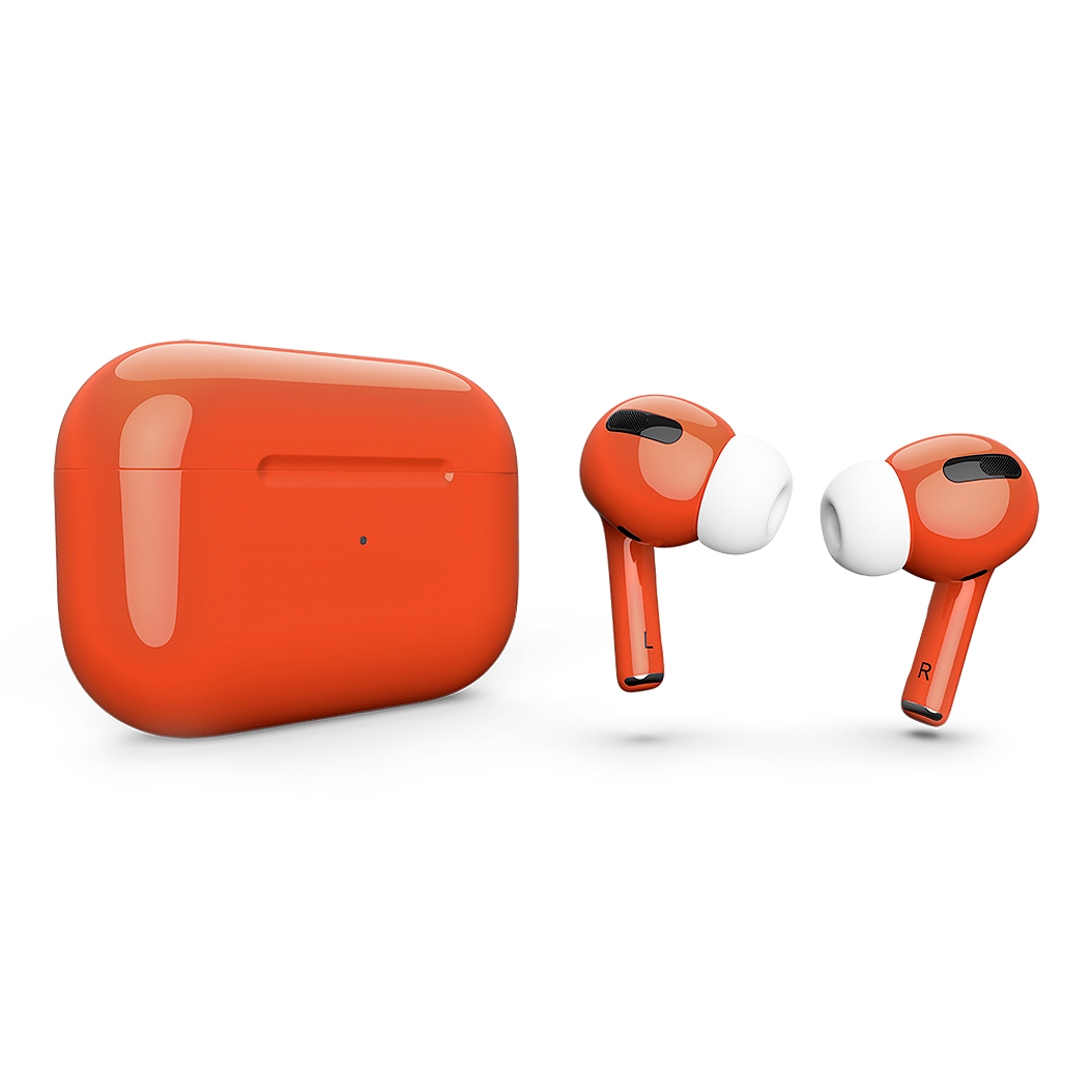 Глянцеві навушники Apple AirPods Pro with Magsafe Living Coral - ціна, характеристики, відгуки, розстрочка, фото 1