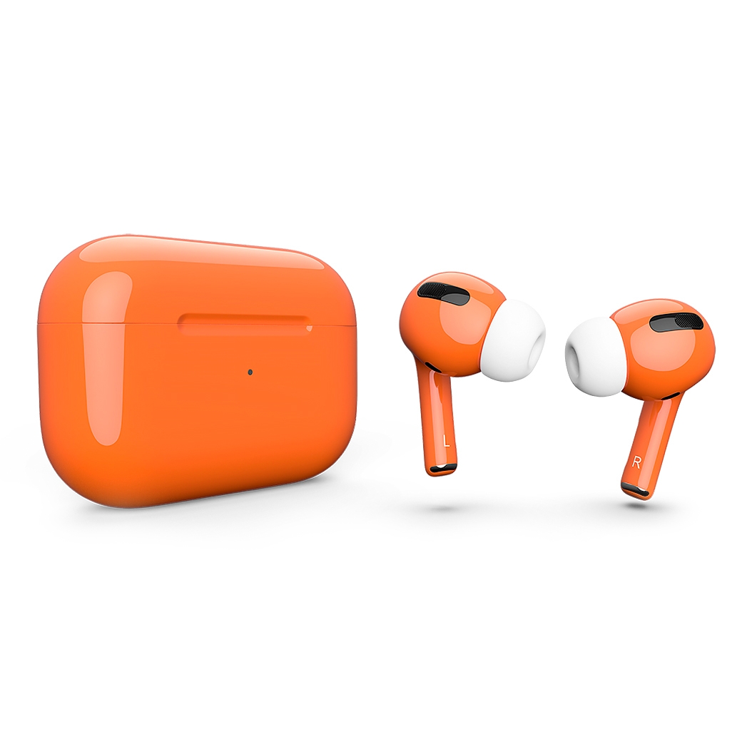 Глянцеві навушники Apple AirPods Pro with Magsafe Russet Orange - ціна, характеристики, відгуки, розстрочка, фото 1