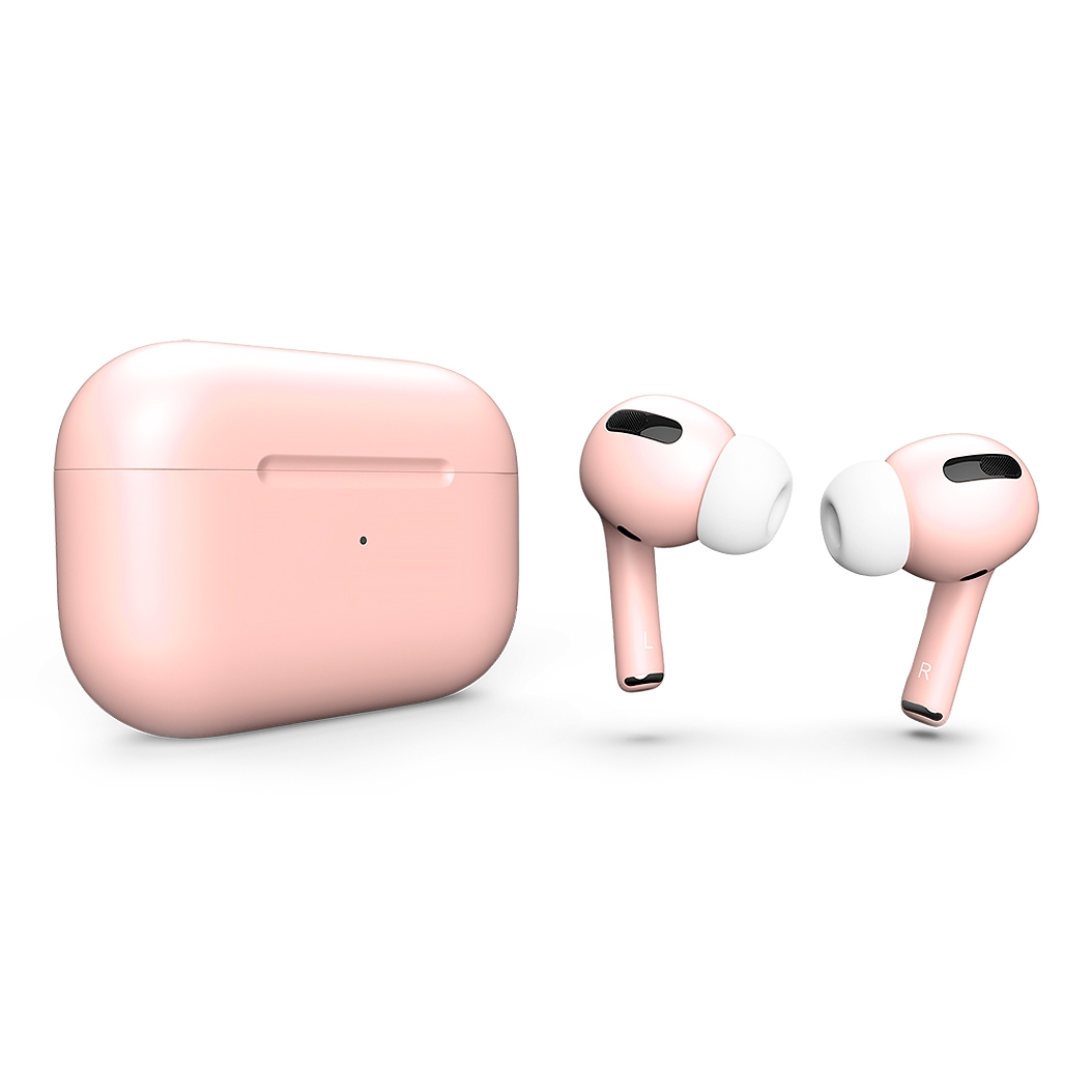 Матові навушники Apple AirPods Pro with Magsafe Pink Champagne - ціна, характеристики, відгуки, розстрочка, фото 1