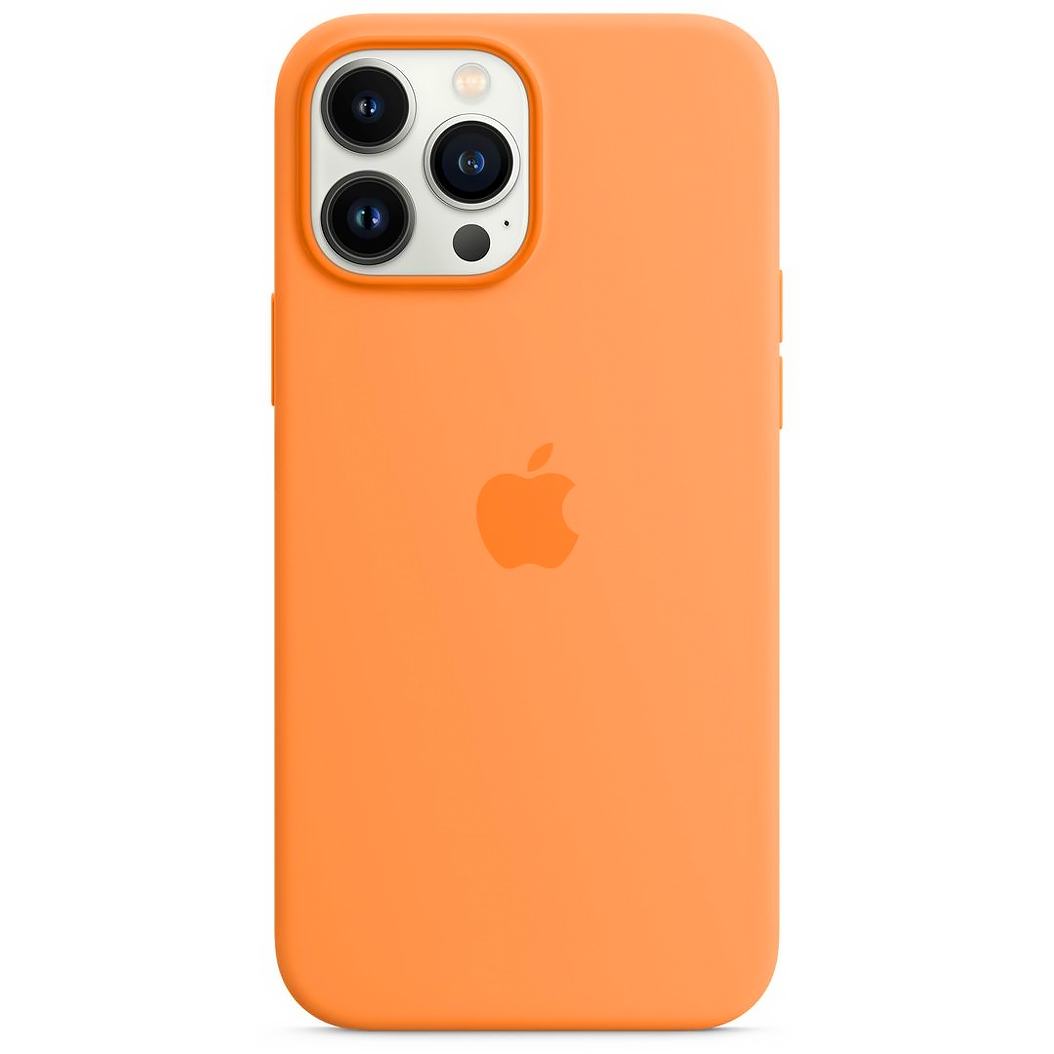 Чохол Apple Silicone Case with MagSafe for iPhone 13 Pro Max Marigold Original Assembly