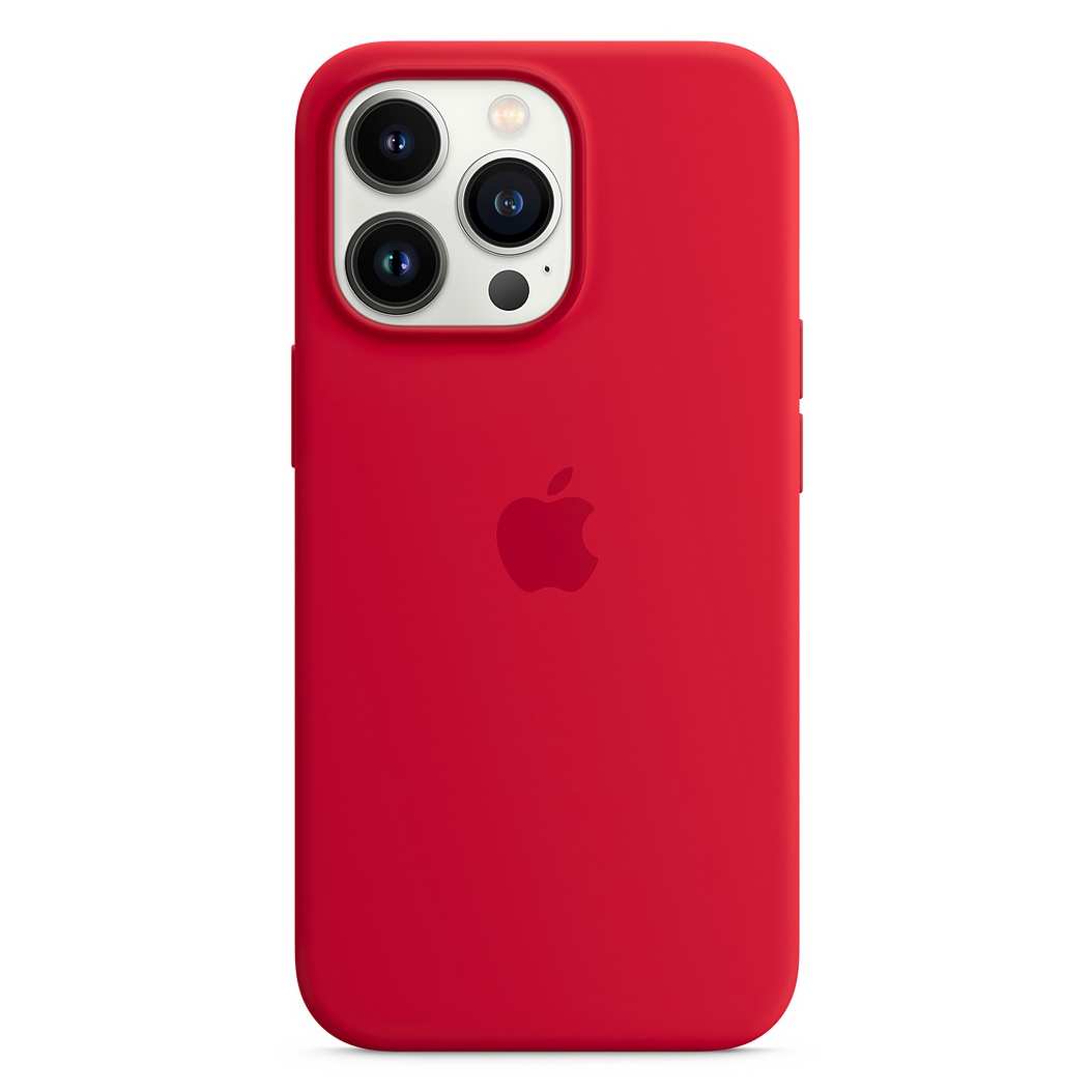 Чехол Apple Silicone Case with MagSafe for iPhone 13 Pro Red Original Assembly